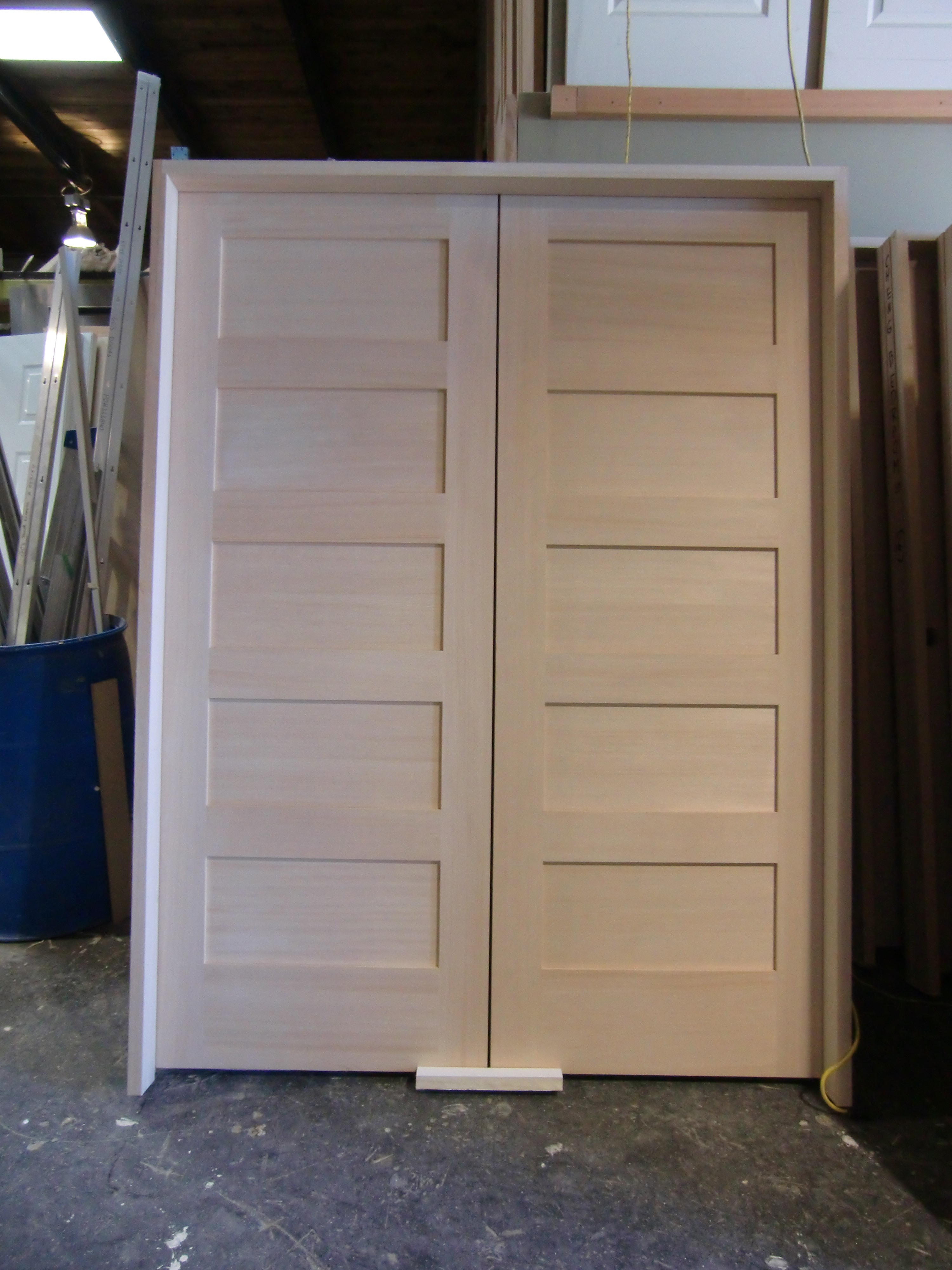 Factory Direct Doors | Product Details - Interior 5 Panel Stain Grade ...